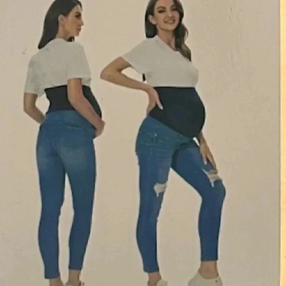 NEW 9th &‎ Main Curvy Maternity Jeans Women’s pants Size XL NWT - Picture 1 of 11